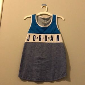 Air Jordan Blue And White Tank Top
